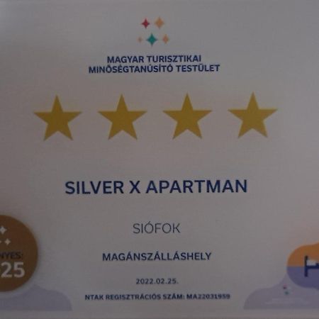 Vizparti Silver X Apartman Siófok Kültér fotó